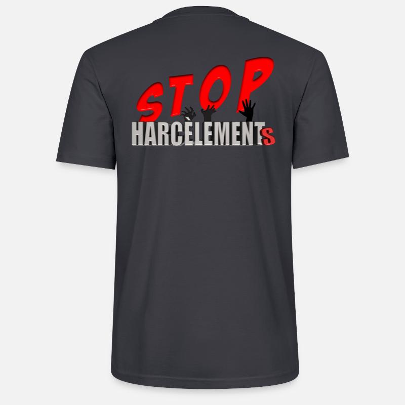 STOP HARZ - Stanley/Stella Unisex Bio-T-Shirt CRAFTER - Dunkles Graublau
