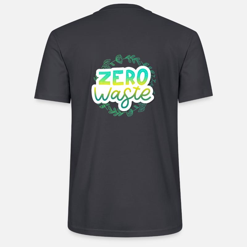 zero waste - Stanley/Stella Unisex Bio-T-Shirt CRAFTER - Dunkles Graublau