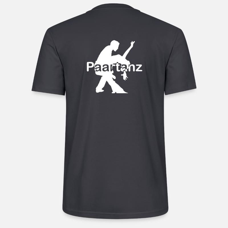 Danse des polices de tango au milieu du blanc - T-shirt bio CRAFTER Stanley Stella Unisexe - bleu gris foncé