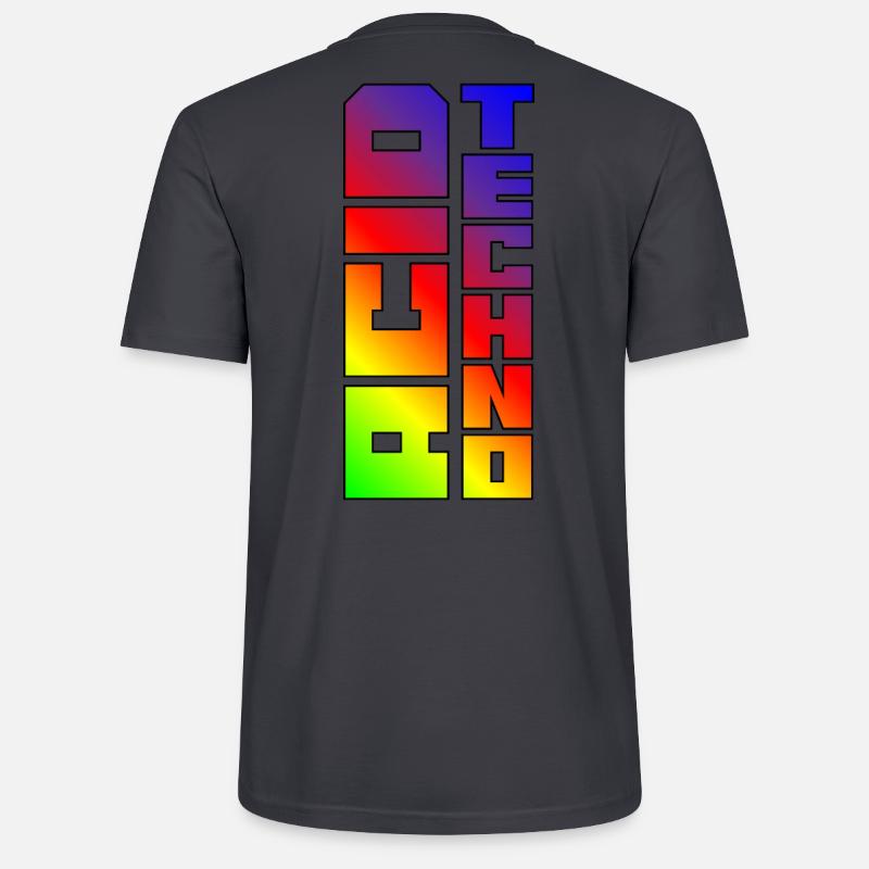 Acid Techno Trippy Remix | | acidcore Nous aimons l’acide - T-shirt bio CRAFTER Stanley Stella Unisexe - bleu gris foncé