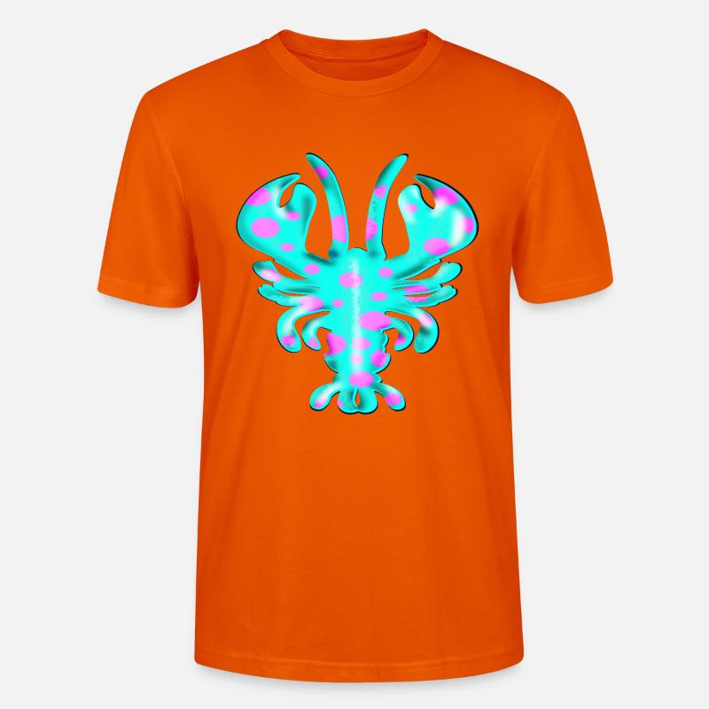 LOBSTER KRUSTENTIERE - Stanley/Stella Unisex Bio-T-Shirt CRAFTER - Tieforange