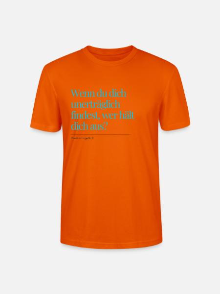 Check-in Frage Nr. 2 - Stanley/Stella Unisex Bio-T-Shirt CRAFTER - Tieforange