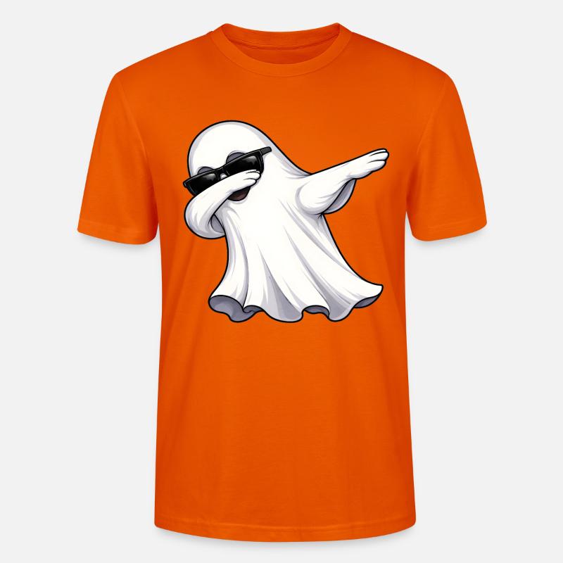 Dab Ghost - T-shirt bio CRAFTER Stanley Stella Unisexe - orange profond