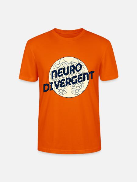 NEURODIVERGENT NEURODIVERSITÄT - Stanley/Stella Unisex Bio-T-Shirt CRAFTER - Tieforange