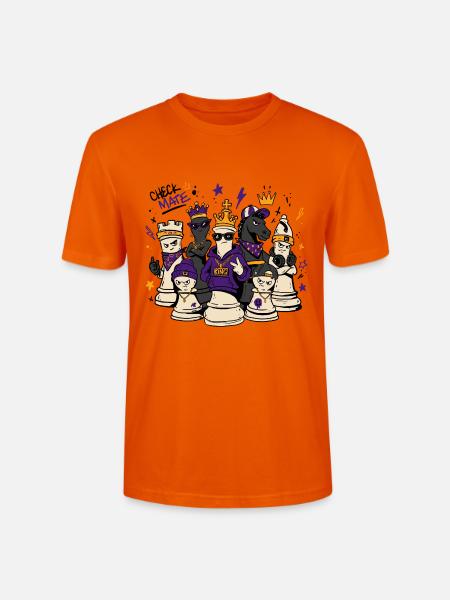 Regal Street Schachmannschaft - Stanley/Stella Unisex Bio-T-Shirt CRAFTER - Tieforange