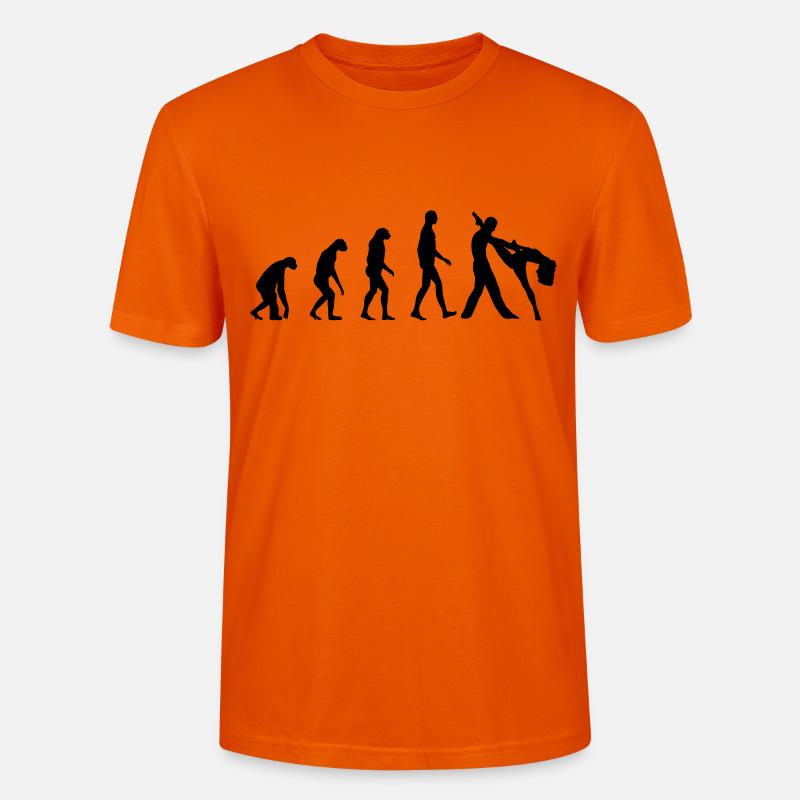 Evolution Dance - Stanley/Stella Unisex Bio-T-Shirt CRAFTER - Tieforange
