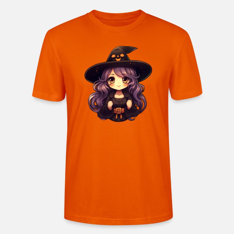 Comic Hexe - Stanley/Stella Unisex Bio-T-Shirt CRAFTER - Tieforange