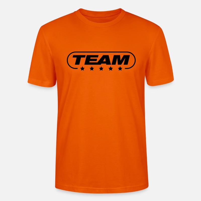 team_wq1 - T-shirt bio CRAFTER Stanley Stella Unisexe - orange profond