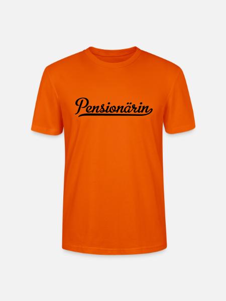 Pensionärin - Stanley/Stella Unisex Bio-T-Shirt CRAFTER - Tieforange
