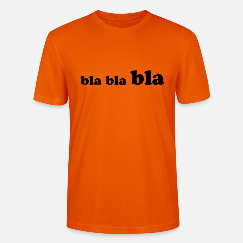 bla_bla_bla - T-shirt bio CRAFTER Stanley Stella Unisexe - orange profond