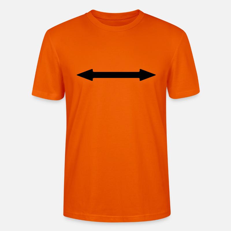 pfeile - Stanley/Stella Unisex Bio-T-Shirt CRAFTER - Tieforange