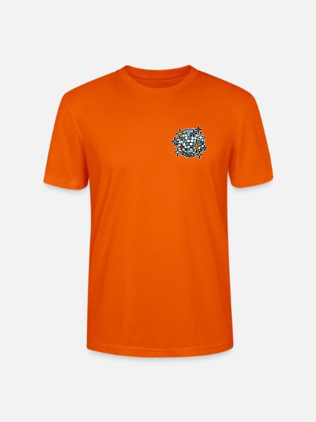 Spiegelkugel farbenfroh - Stanley/Stella Unisex Bio-T-Shirt CRAFTER - Tieforange