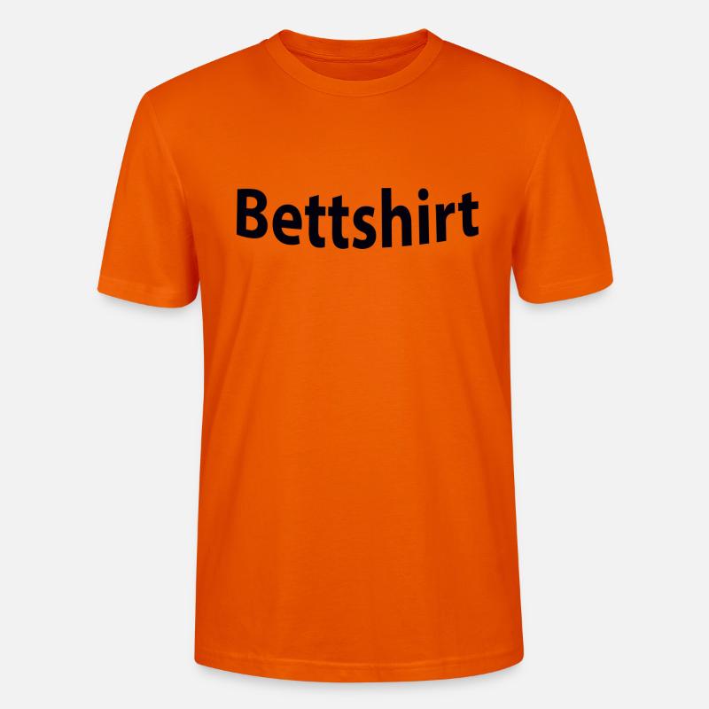 Bettshirt - Stanley/Stella Unisex Bio-T-Shirt CRAFTER - Tieforange