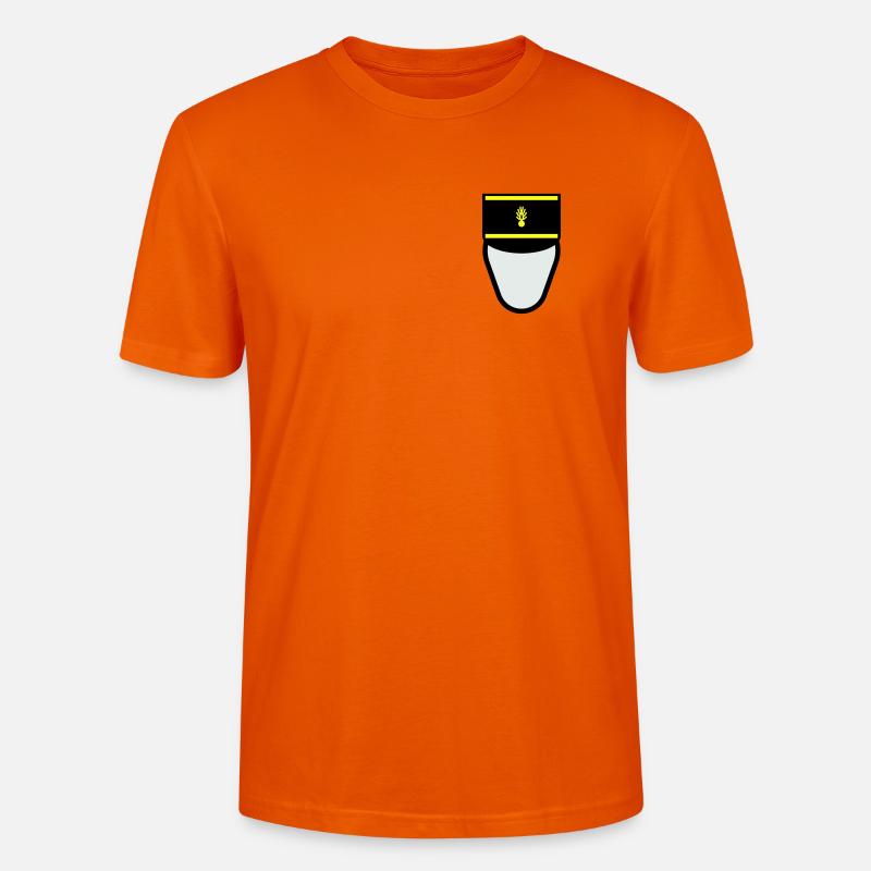 Gendarm Képi G.M. (Mobile Constable) - Stanley/Stella Unisex Bio-T-Shirt CRAFTER - Tieforange