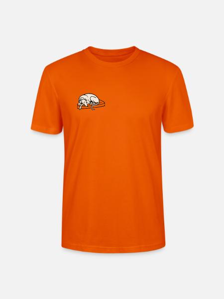 Galgo sleeping - Stanley/Stella Unisex Bio-T-Shirt CRAFTER - Tieforange