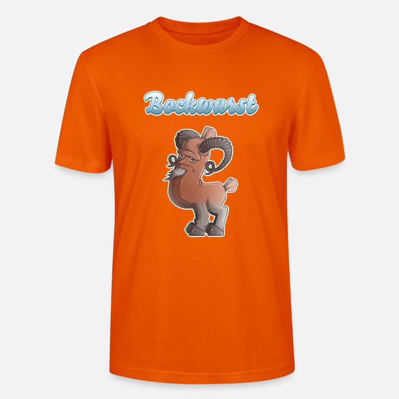 Bockwurst - Stanley/Stella Unisex Bio-T-Shirt CRAFTER - Tieforange