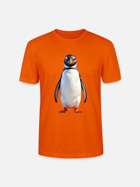 Pinguin - Stanley/Stella Unisex Bio-T-Shirt CRAFTER - Tieforange