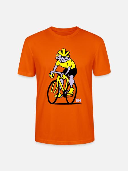 Cyclist - Cycling - Stanley/Stella CRAFTER Unisex Organic T-Shirt - bright orange