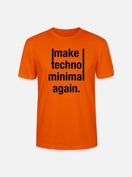 maketechnominimal - Stanley/Stella Unisex Bio-T-Shirt CRAFTER - Tieforange