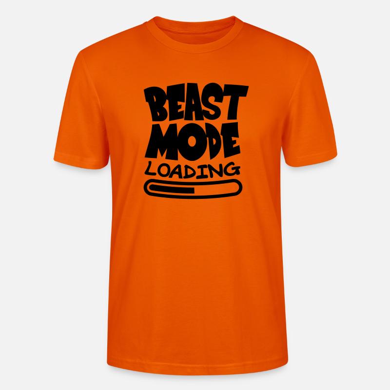 Beast ModeLoading Design - Stanley/Stella Unisex Bio-T-Shirt CRAFTER - Tieforange