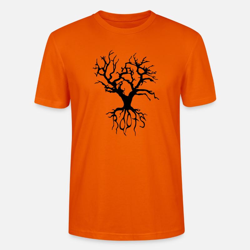 tree_vec_1 de - Stanley/Stella Unisex Bio-T-Shirt CRAFTER - Tieforange