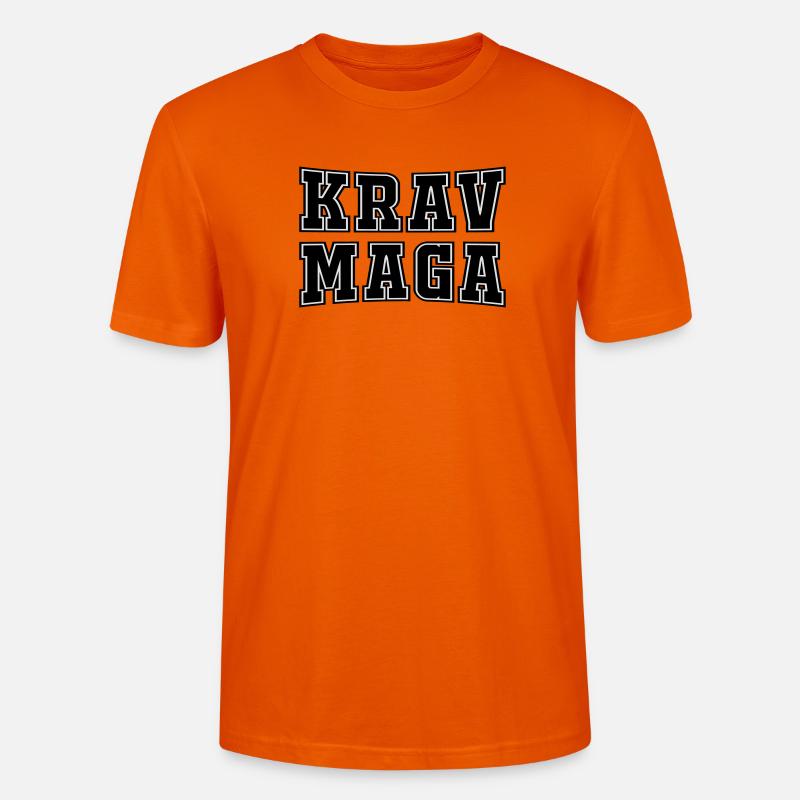 Krav - T-shirt bio CRAFTER Stanley Stella Unisexe - orange profond