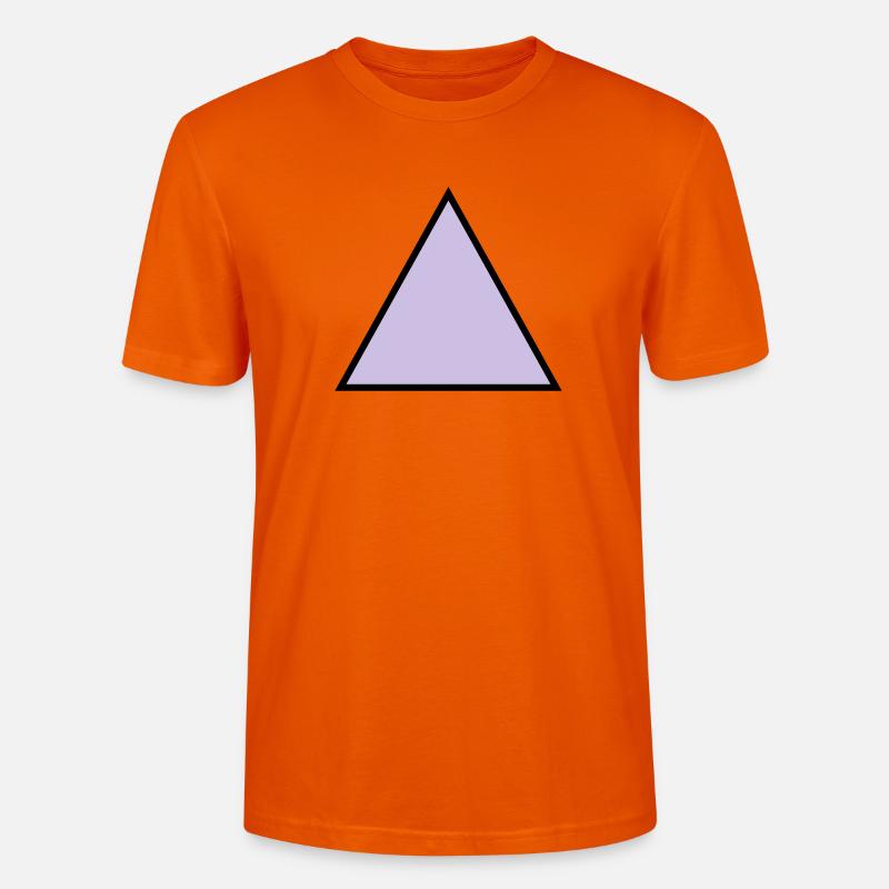 forme de triangle hippie triangle - T-shirt bio CRAFTER Stanley Stella Unisexe - orange profond