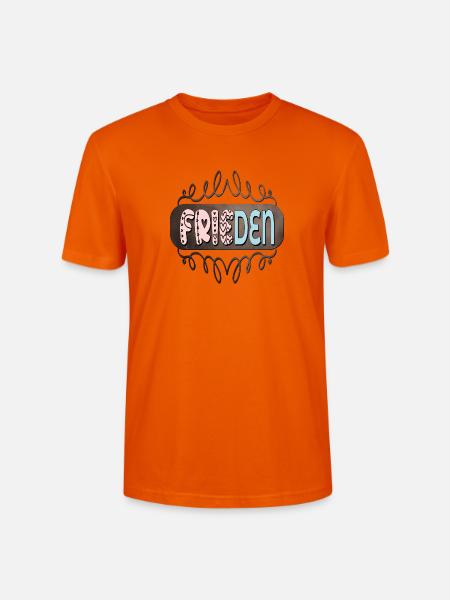 FRIEDEN - Stanley/Stella Unisex Bio-T-Shirt CRAFTER - Tieforange