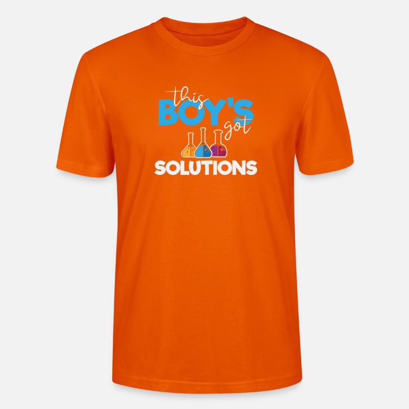 Ce garçon a des solutions - T-shirt bio CRAFTER Stanley Stella Unisexe - orange profond