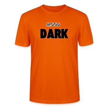 Ambiance : Sombre - T-shirt bio CRAFTER Stanley Stella Unisexe - orange profond - Devant - Alina (178cm) & Michal (187cm)