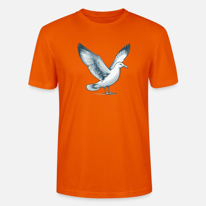 Möwe - Stanley/Stella Unisex Bio-T-Shirt CRAFTER - Tieforange