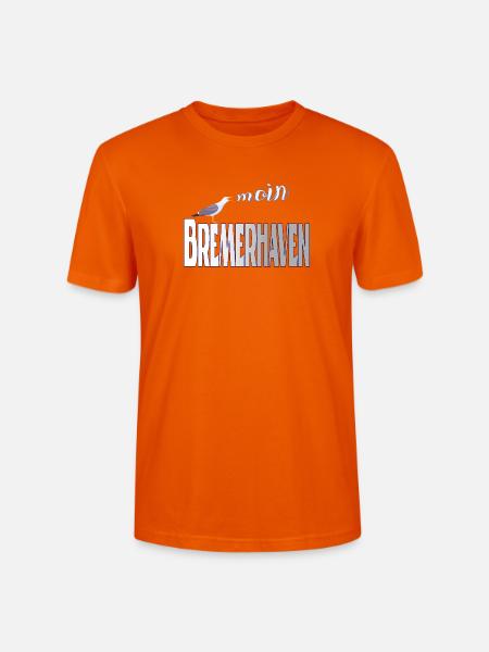 Bremerhaven Möwe & Moin Design - Stanley/Stella Unisex Bio-T-Shirt CRAFTER - Tieforange