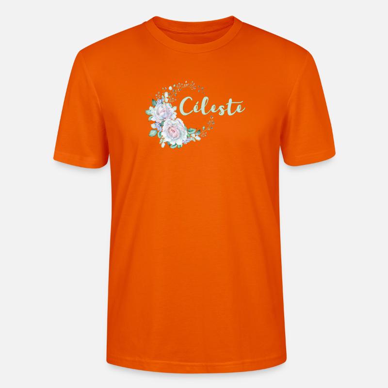 Für Celeste - Stanley/Stella Unisex Bio-T-Shirt CRAFTER - Tieforange
