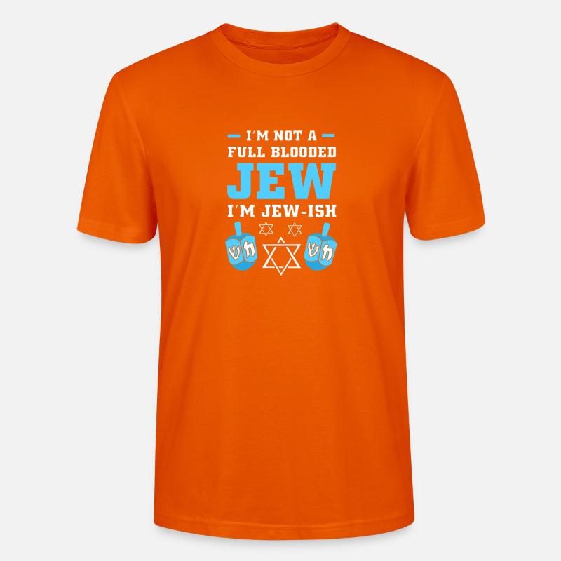 Hanoukka Hanoukka Hanoukka - T-shirt bio CRAFTER Stanley Stella Unisexe - orange profond