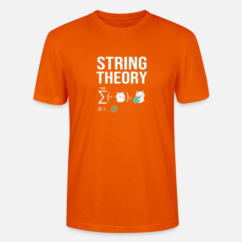 Quantum Physics Quantum Physics - Stanley/Stella CRAFTER Unisex Organic T-Shirt - bright orange
