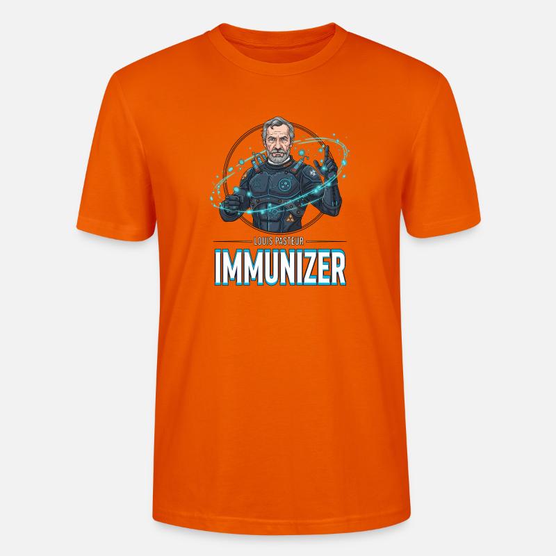 Pasteur Immunizer Armor - T-shirt bio CRAFTER Stanley Stella Unisexe - orange profond