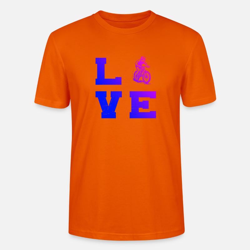 Déclaration directe sur le VTT - T-shirt bio CRAFTER Stanley Stella Unisexe - orange profond