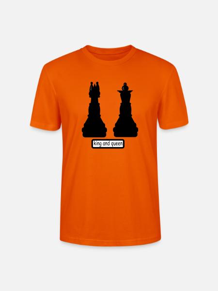 king_and_queen - Stanley/Stella Unisex Bio-T-Shirt CRAFTER - Tieforange