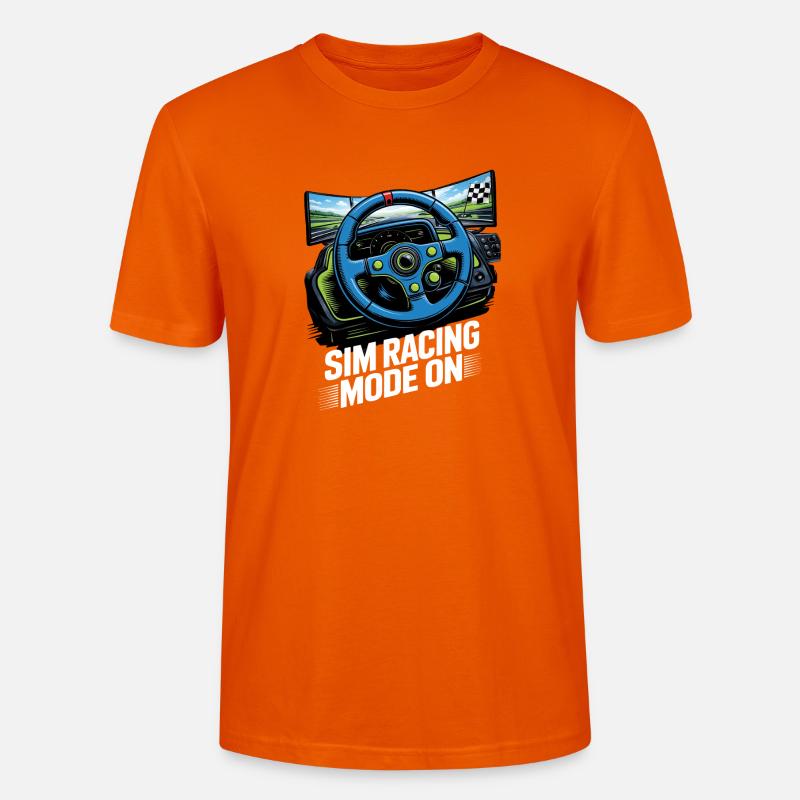 Mod de simulation de course - T-shirt bio CRAFTER Stanley Stella Unisexe - orange profond
