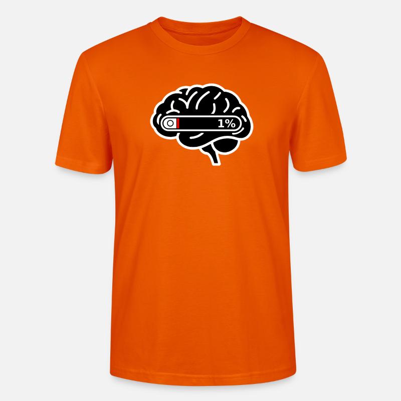 Brain_Loading_1-_Digital_Burnout - Stanley/Stella Unisex Bio-T-Shirt CRAFTER - Tieforange