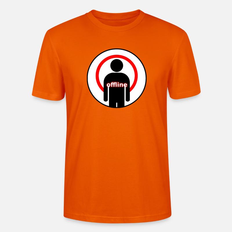 Offline Mode Introvert Signal Lost - Stanley/Stella Unisex Bio-T-Shirt CRAFTER - Tieforange