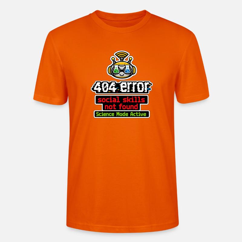 Bot scientifique : Mode actif - T-shirt bio CRAFTER Stanley Stella Unisexe - orange profond