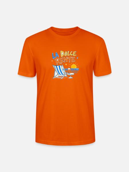 la_dolce_rente_beach - Stanley/Stella Unisex Bio-T-Shirt CRAFTER - Tieforange