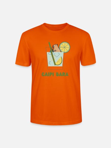 CAIPI BARA - Stanley/Stella Unisex Bio-T-Shirt CRAFTER - Tieforange
