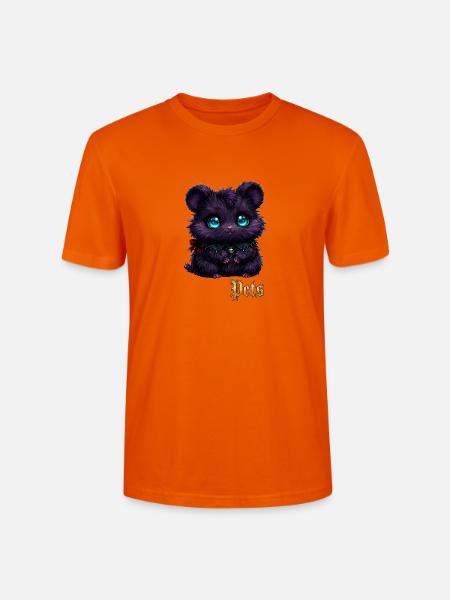 Gotischer Samthamster - Stanley/Stella Unisex Bio-T-Shirt CRAFTER - Tieforange