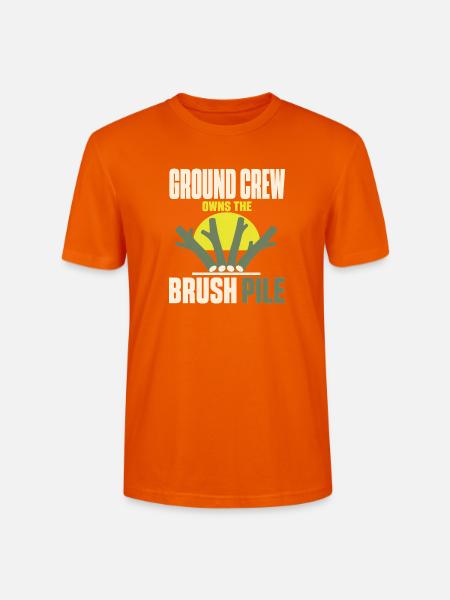 Arborist Baumpfleger Baumdienst Klettergeschenk - Stanley/Stella Unisex Bio-T-Shirt CRAFTER - Tieforange
