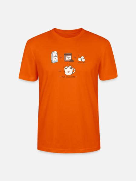 Heiße Schokolade - Stanley/Stella Unisex Bio-T-Shirt CRAFTER - Tieforange