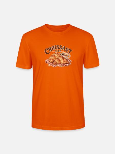 Croissant Club - Stanley/Stella Unisex Bio-T-Shirt CRAFTER - Tieforange