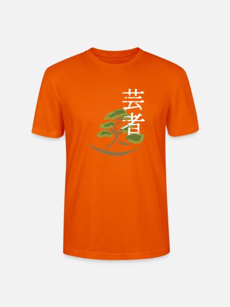 japan Otaku japanisch anime asiatisch - Stanley/Stella Unisex Bio-T-Shirt CRAFTER - Tieforange