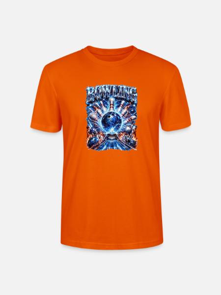 Blitz Bowling Energie - Stanley/Stella Unisex Bio-T-Shirt CRAFTER - Tieforange